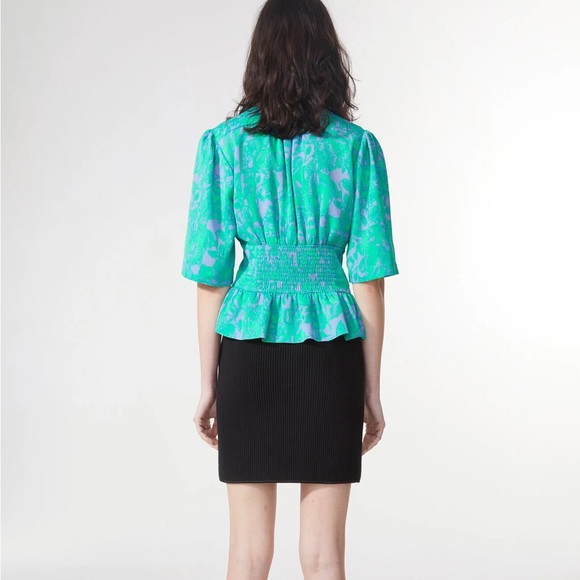 RODEBJER Short Sleeve Floral Print Top - Picture 3 of 11